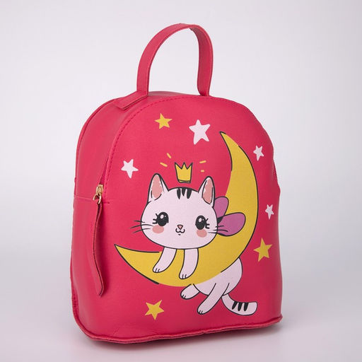 Рюкзак детский Котик на луне, 22х20х10 см - NAZAMOK KIDS фото 2