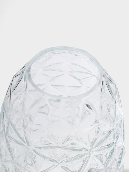 Ваза «Гунвор», 23.5×12 см, стекло, прозрачная