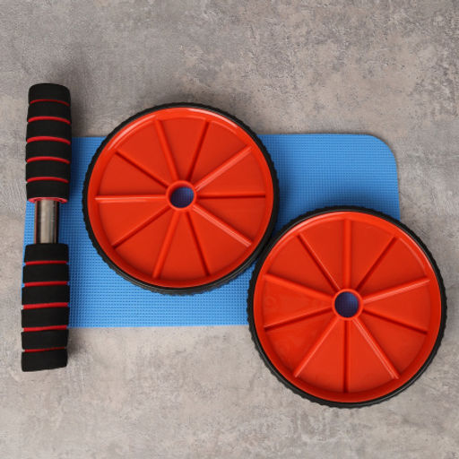 Ролик для пресса Woohooo Core Trainer / + коврик для коленей / красный / уп40 - ГалеонТрейд фото 2