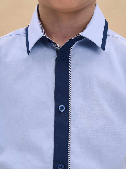 BWCT7094 Сорочка верхняя для мальчиков - Pelican фото 3