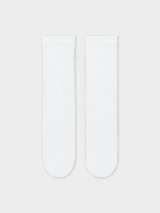 Цена за 5 пар! Гольфы детские белые с рисунком в виде ромбов - Mark formelle фото 5