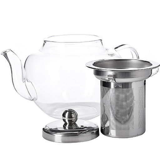 60074 Заварочный чайник 3пр 600мл стек н/с LR(х36) - Mayer&boch фото 2