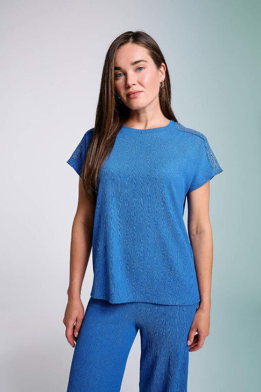 Футболка с круглым вырезом и короткими рукавами - Defacto фото 3