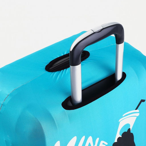 Чехол на чемодан 24, цвет голубой - Simaland фото 4