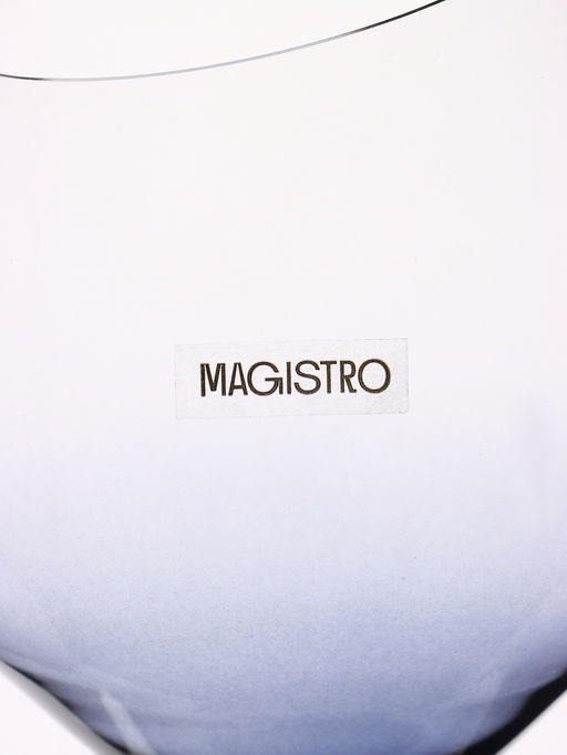 Бокал для вина Magistro «Иллюзия», 540 мл, 10×24 см, стекло, прозрачный, синий