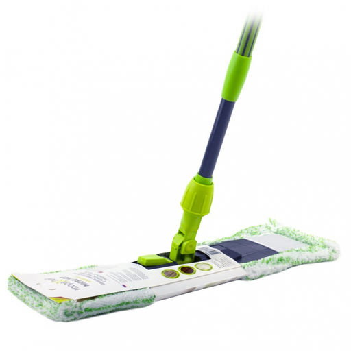 Швабра с телескопической рукояткой прорезин. 130 см, арт. ЕКВ024