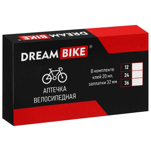 Аптечка велосипедная Dream Bike, 36 заплаток  фото 3