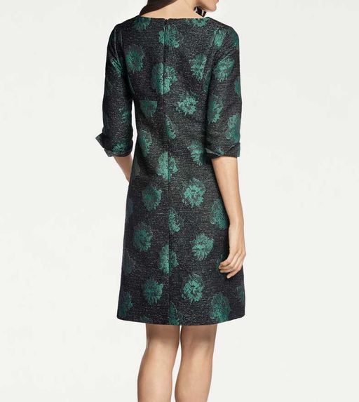 Платье, черно-зеленое - Patrizia dini фото 4