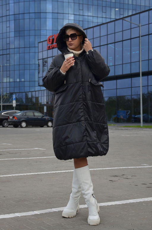 Пальто DOGGI 5028 черный фото 2