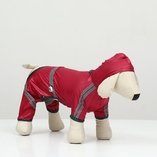 Комбинезон для собак, демисезонный, размер ХL (ДС 31-33, Ог 47-49, ОШ 35-37 см), красный - Simaland фото 2