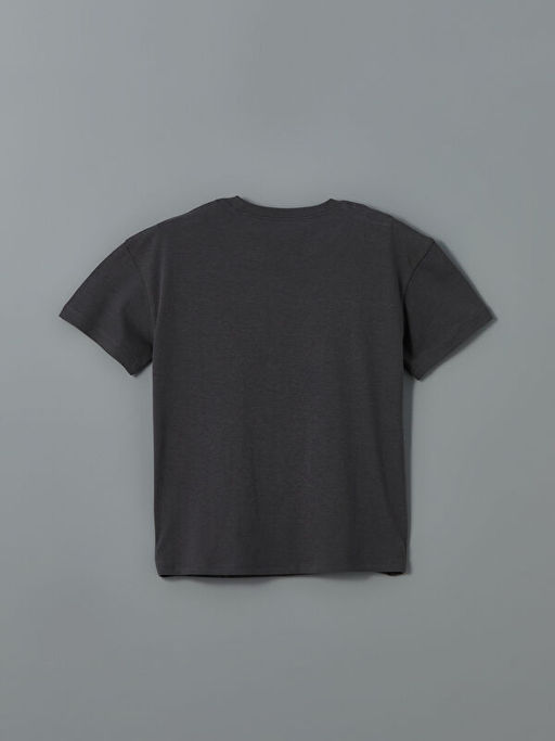 Bisiklet Yaka Bask?l? Erkek ?ocuk Ti??rt