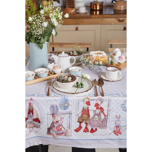 Скатерть Этель Пасхальные Тильды 110х147 см, 100% хл, саржа 190 гр/м2  фото 8