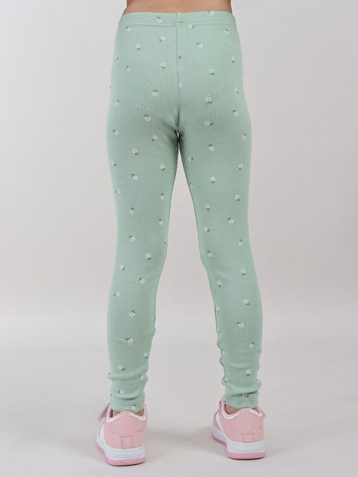 CRB wear / CWKG 70517-37 Брюки модель легинсы для девочки,зеленый  фото 5