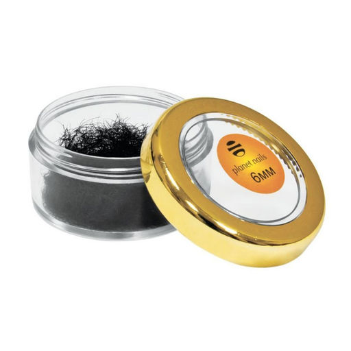 Planet Nails Ресницы шелковые в контейнере, 6 мм фото 2