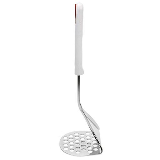 Премьера Картофелемялка из нержавеющей стали 8х7см, пластмассовая ручка 20см (Россия) - Домашняя мода фото 3