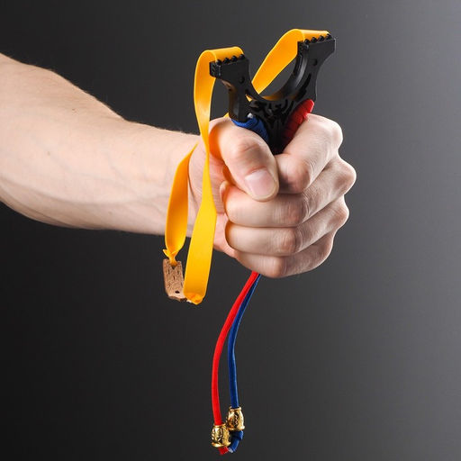 Рогатка металлическая Стрекоза, в оплетке - Simaland фото 3