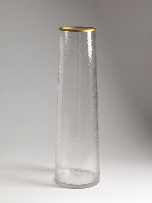 Ваза напольная «Линней», 50×15 см, стекло, прозрачная