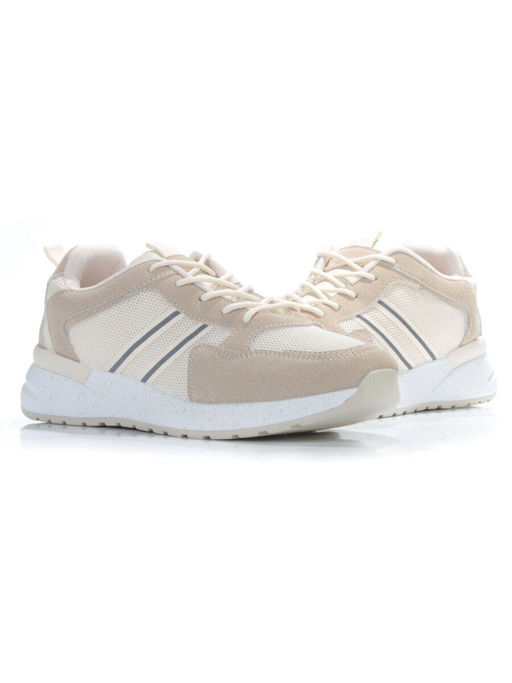 05-6027-6 BEIGE Кроссовки женские (искусственные материалы) - No name фото 12