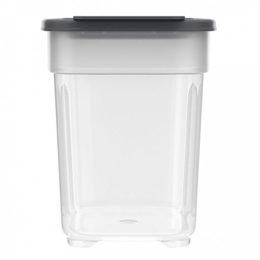 Контейнер для сыпучих продуктов 1л, 17х8,5х10,5см, полипропилен, графит (Россия) - Домашняя мода фото 5
