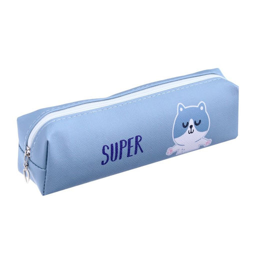 Пенал школьный Calligrata «Зверьки», на молнии, 1 отделение, МИКС