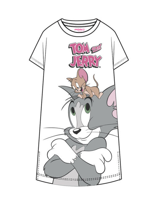 Сорочка ночная PlayToday Tom and Jerry для девочки хлопок с эластаном в ассортименте фото 7