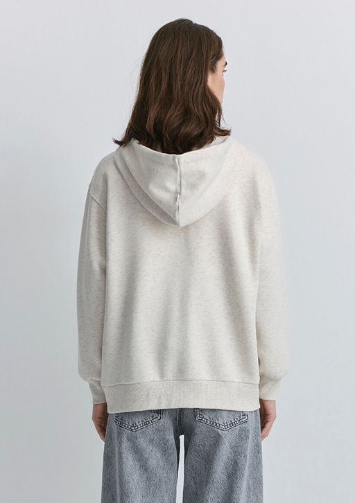 Mavi Patch Logo Fermuarl? Bej Sweatshirt  фото 3