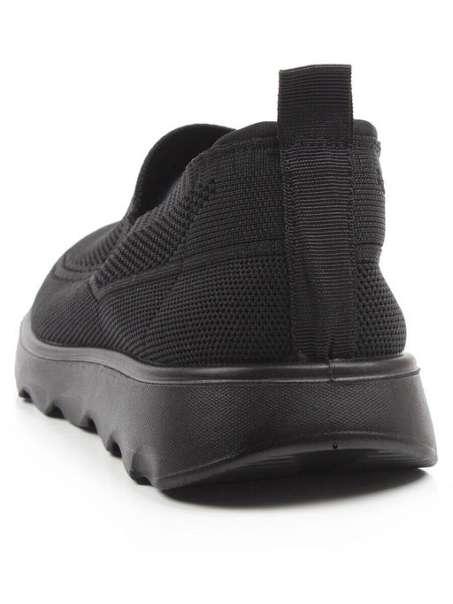 05-TEX-D03-07 BLACK Полуботинки спортивные летние мужские (текстиль)
