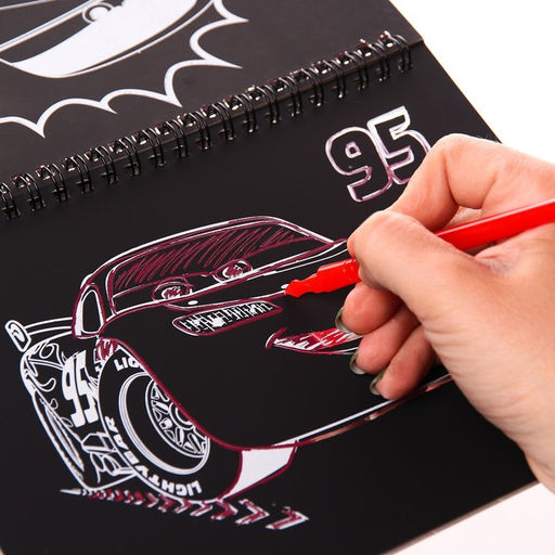 Набор для творчества с заданиями Гравюры. Тачки, 8 гравюр, Дисней - Disney фото 2