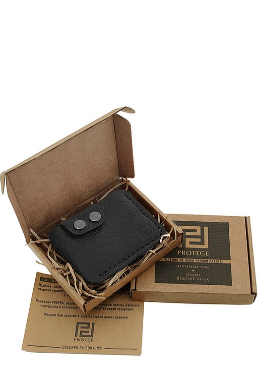 Портмоне-кардхолдер MK-8.26 черный - Protege фото 4