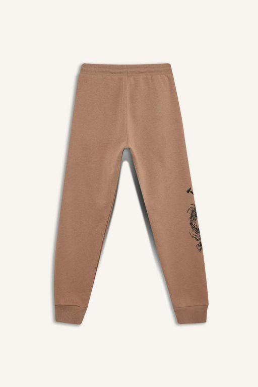 Толстые спортивные штаны стандартного кроя для мальчиков с эластичным поясным карманом - Defacto фото 3