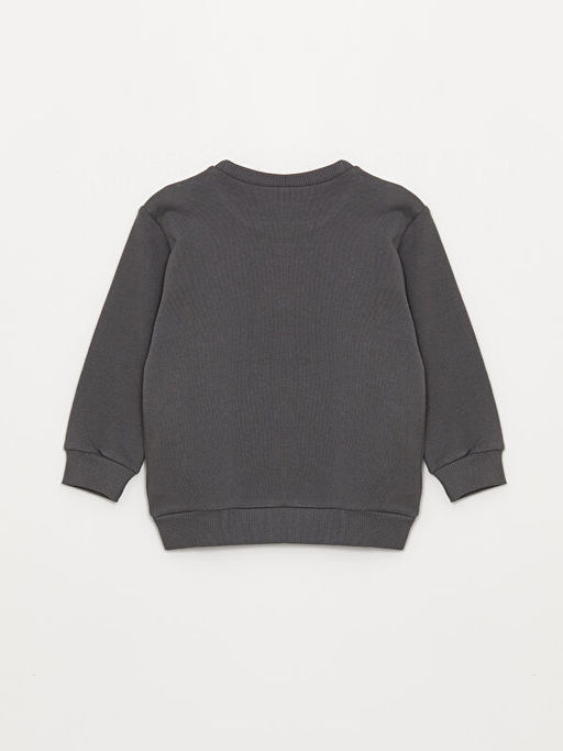 Bisiklet Yaka Uzun Kollu Bask?l? Erkek Bebek Sweatshirt 2li - Waikiki фото 3