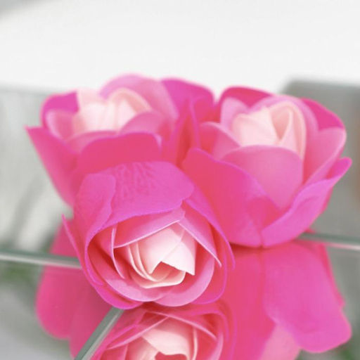 Цена за 2 шт. Мыльные розочки, трёхцветные, набор 3 шт. - Simaland фото 6