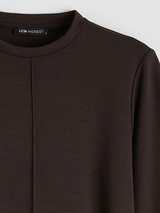 Bisiklet Yaka Kad?n Sweatshirt Tunik