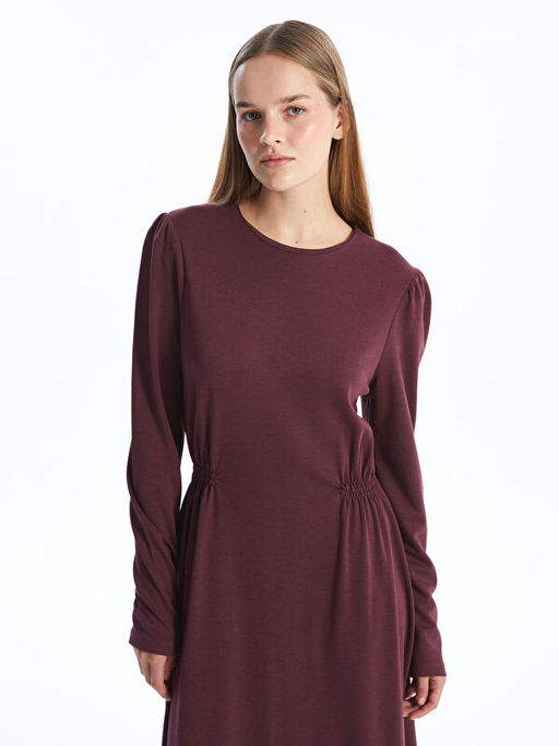 Bisiklet Yaka Elbise