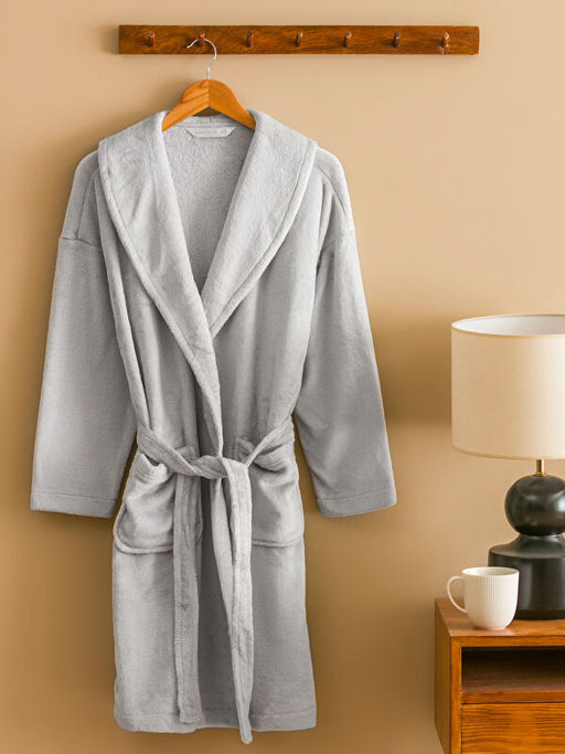 Kruvaze Yaka Pel?? Kad?n Sabahl?k