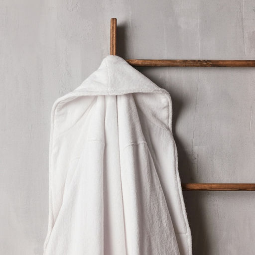 Халат махровый мужской SL HOME: Basic «Блан де Блан», размер S, хлопок 100%, белый