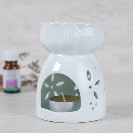 Аромалампа белая 10 см / XL-0008 /уп 60/ - ГалеонТрейд фото 2