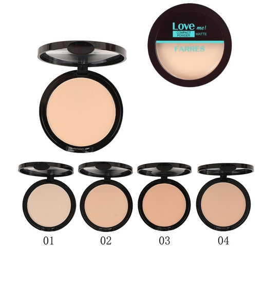 FARRES /3208-02/ Пудра матовая "Fit Me!" 10г. тон натуральный.(*6)
