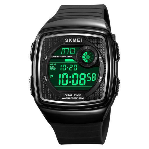 Часы наручные Skmei мужские электронные 2208black-black