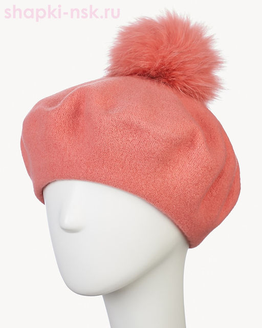 Берет фетр флис Помпон 115 Берет женский флис (58-59) - Tonak фото 14