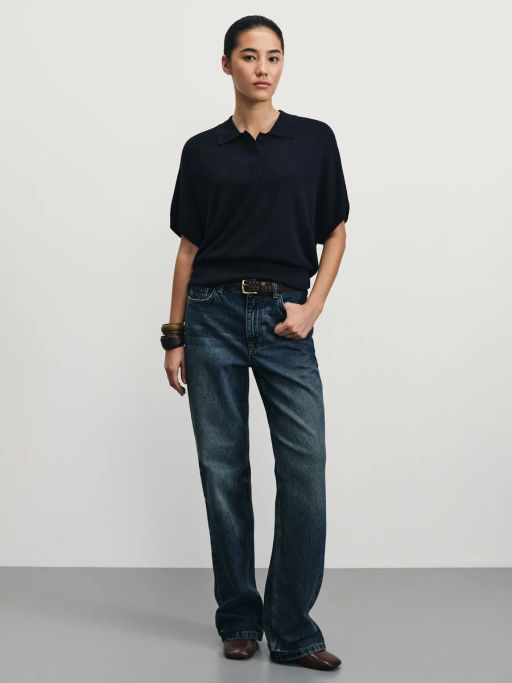 Джемпер-поло из вискозы / Zarina  фото 2