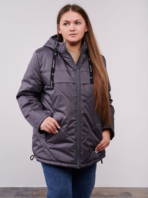 Куртка демисезонная Нэт серый - Yollochka фото 4