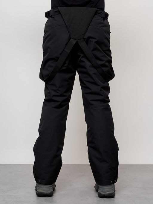Полукомбинезон утепленный мужской зимний горнолыжный черного цвета 2405Ch - Mtforce фото 8