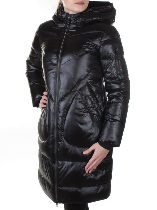 002 BLACK Пальто женское зимнее Snow Grace