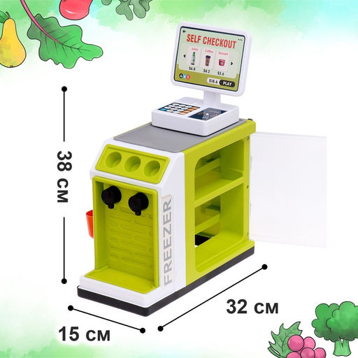 Игровой модуль «Магазин», кофейня с аксессуарами, звуковые эффекты