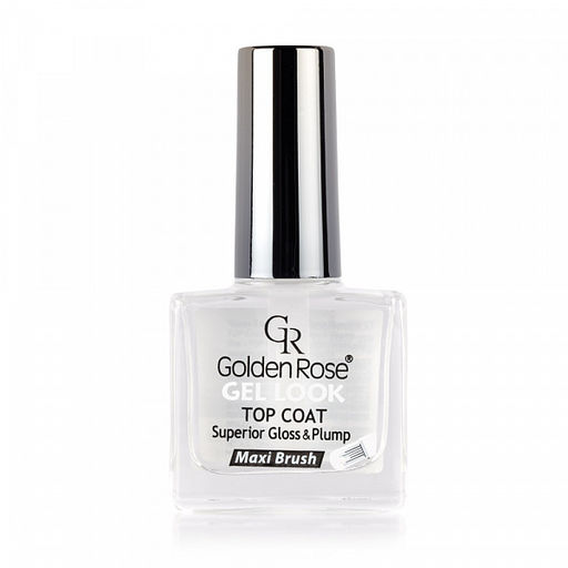 Golden Rose Лак Gel Look Top Coat Lacquer верхнее покрытие-блеск 10,5мл