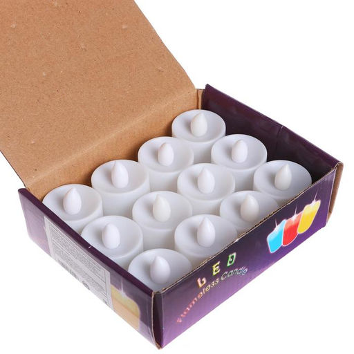 Цена за 12 шт. Свеча светодиодная Вдохновение, цвет жёлтый - Simaland фото 5