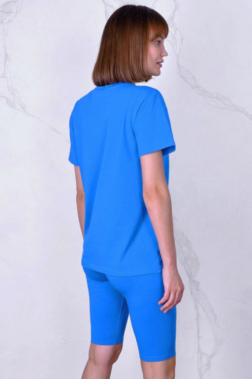 Арт. 2715 Костюм с велосипедками 42-50 (5 шт) Цвет:верх-фуксия, низ-фуксия - Калинка фото 10