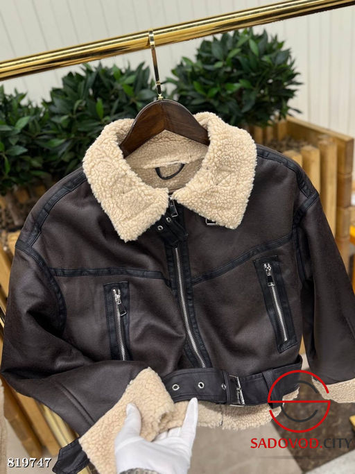 Дублёнка женская осенняя-зимняя