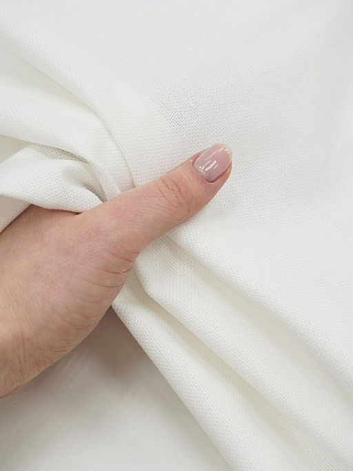 Рогожка цв.Белый, ш.1.5м, хлопок-100%, 190гр/м.кв - Купава фото 3